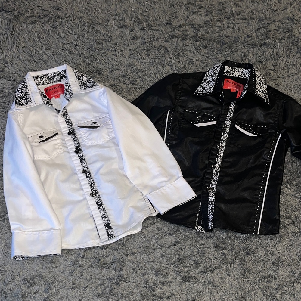 🤠 😍Bundle Of 2 Denim shirts for 4-year-old boys